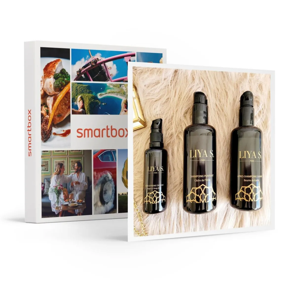 Coffret de 3 produits bio haut de gamme pour cheveux gras - Coffret Cadeau Bien-être