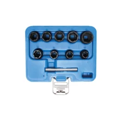 Coffret de douilles spiralées BGS TECHNIC - extracteur de vis - 10 mm - 10 pcs - 5265