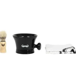 Coffret Entretien Barbe 3 Accessoires 10cm Noir