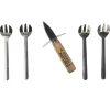 Coffret Huîtres Couteau & 4 Fourchettes 14cm Naturel