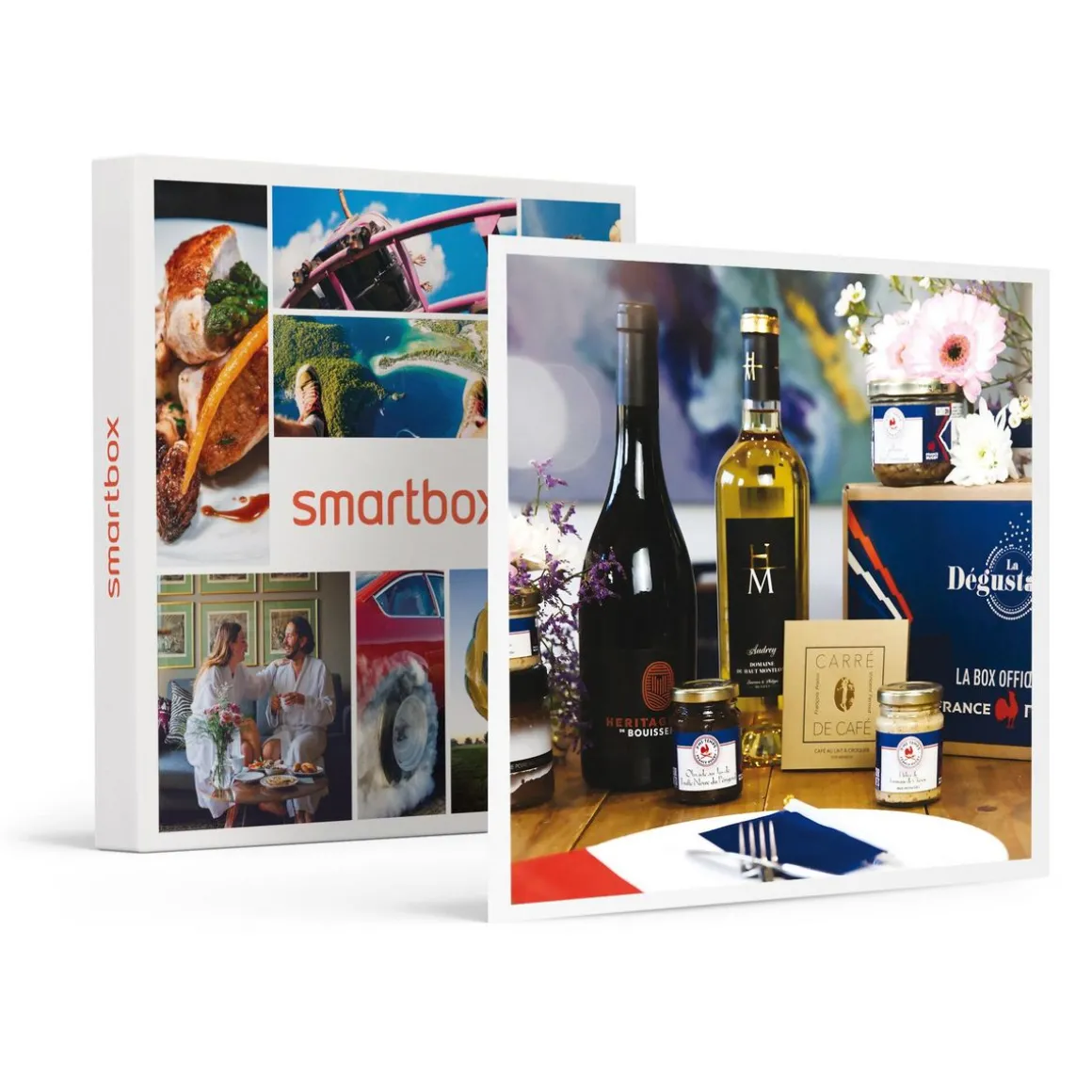 Coffret La Fourchette spécial rugby de 8 produits du terroir livrés à domicile - Coffret Cadeau Gastronomie