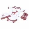 Coffret Naissance 3 Pièces Faon Rose & Blanc