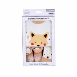 Coffret Naissance 3 Pièces Renard 0 à 1 Mois Beige