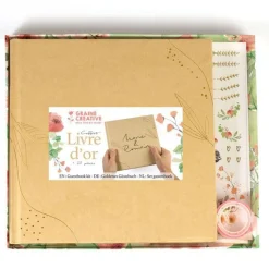 Coffret papeterie livre d'or de mariage