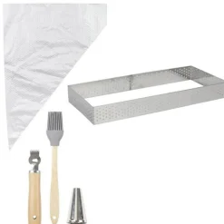 Coffret Pâtisserie Tarte Meringuée 26cm Gris