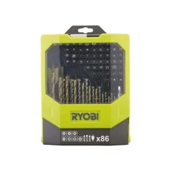 Coffret RYOBI 86 accessoires mixtes - perçage et vissage RAK86MIXC