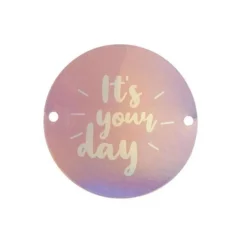 Coffret Étiquettes Cadeau 4 Motifs 22cm Multicolore