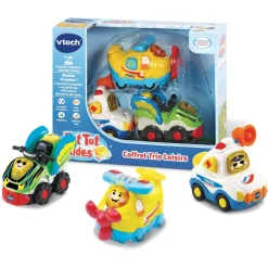Coffret trio loisirs avion + quad + voiture de police - Tut tut bolides