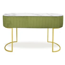 Coiffeuse Design 1 Tiroir Lomape 120cm Kaki