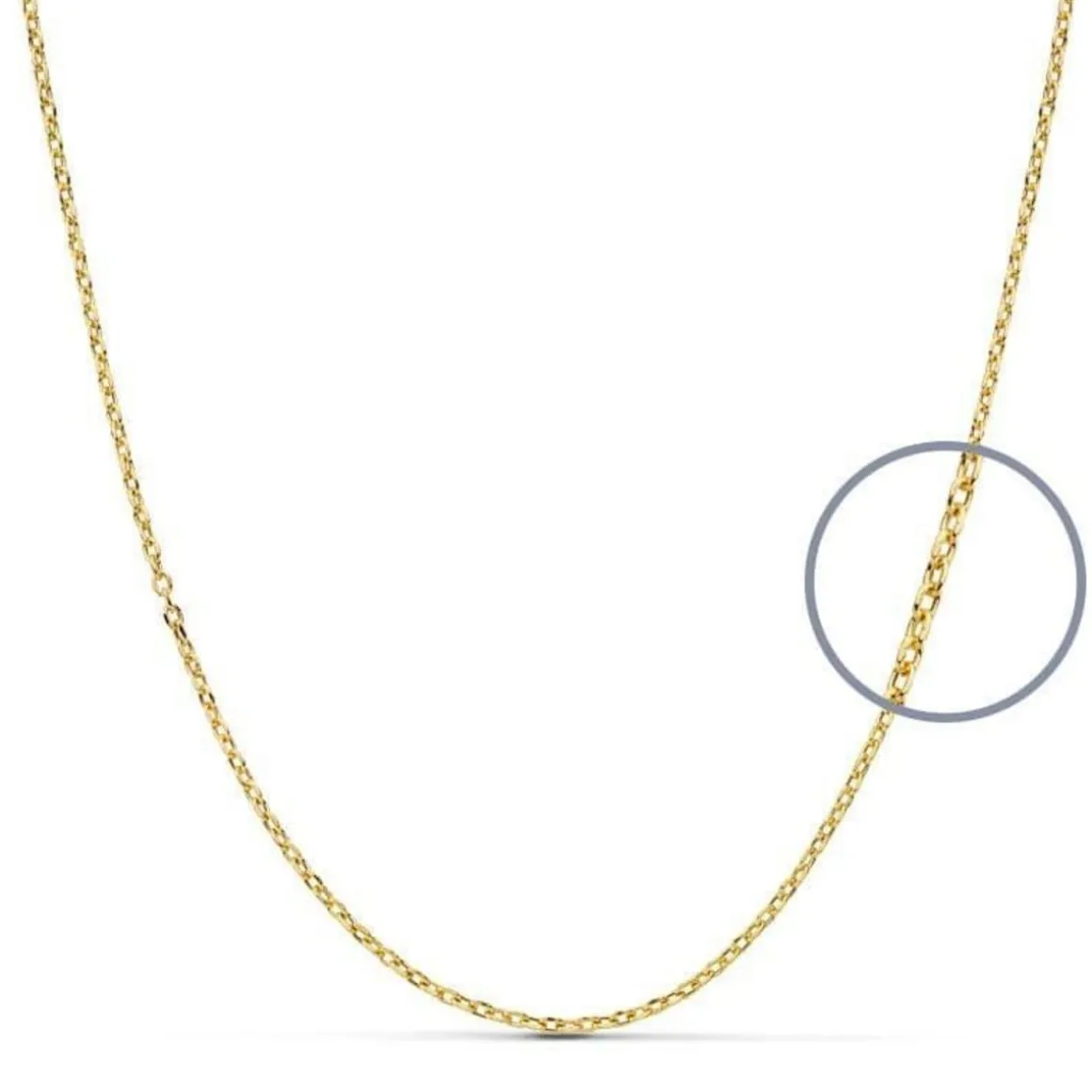 Collier - Médaille Marie Jeune Or Jaune - Chaîne Dorée - Gravure Offerte