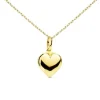 Collier - Pendentif Or 18 Carats 750/000 Jaune - Coeur - Chaine Dorée