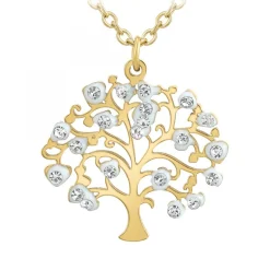 Collier arbre de vie SC Bohème orné de Cristaux scintillants
