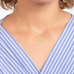 Collier arbre de vie SC Bohème orné de Cristaux scintillants