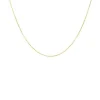 Collier Chaine Or 18 Carats 750/000 Jaune Forçat Diamantée - Femme ou Enfant
