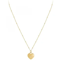 Collier coeur par SC Bohème orné d'un véritable diamant blanc