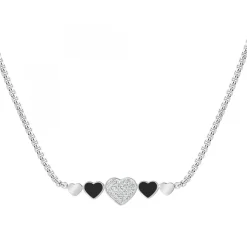 Collier coeur par SC Crystal orné de Cristaux scintillants