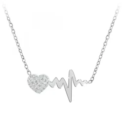 Collier coeur par SC Crystal