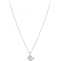 Collier coeur SC Crystal orné de zirconium