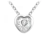 Collier coeur SC Crystal orné de Zirconium