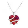 Collier coeur SC Crystal orné de Cristaux scintillants