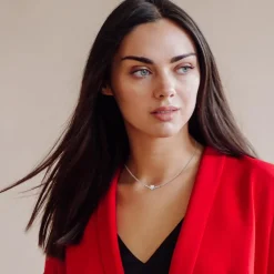 Collier cœur SC Crystal orné de zirconium