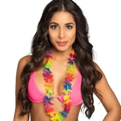 Collier Hawaïen - Rainbow - Petites Fleurs