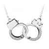 Collier menottes SC Crystal orné de Cristaux scintillants