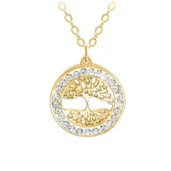 Collier multi rangs et arbre de vie par SC Bohème