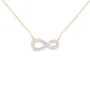 Collier Or Jaune et Diamants - Motif Infini Infinity – Femme