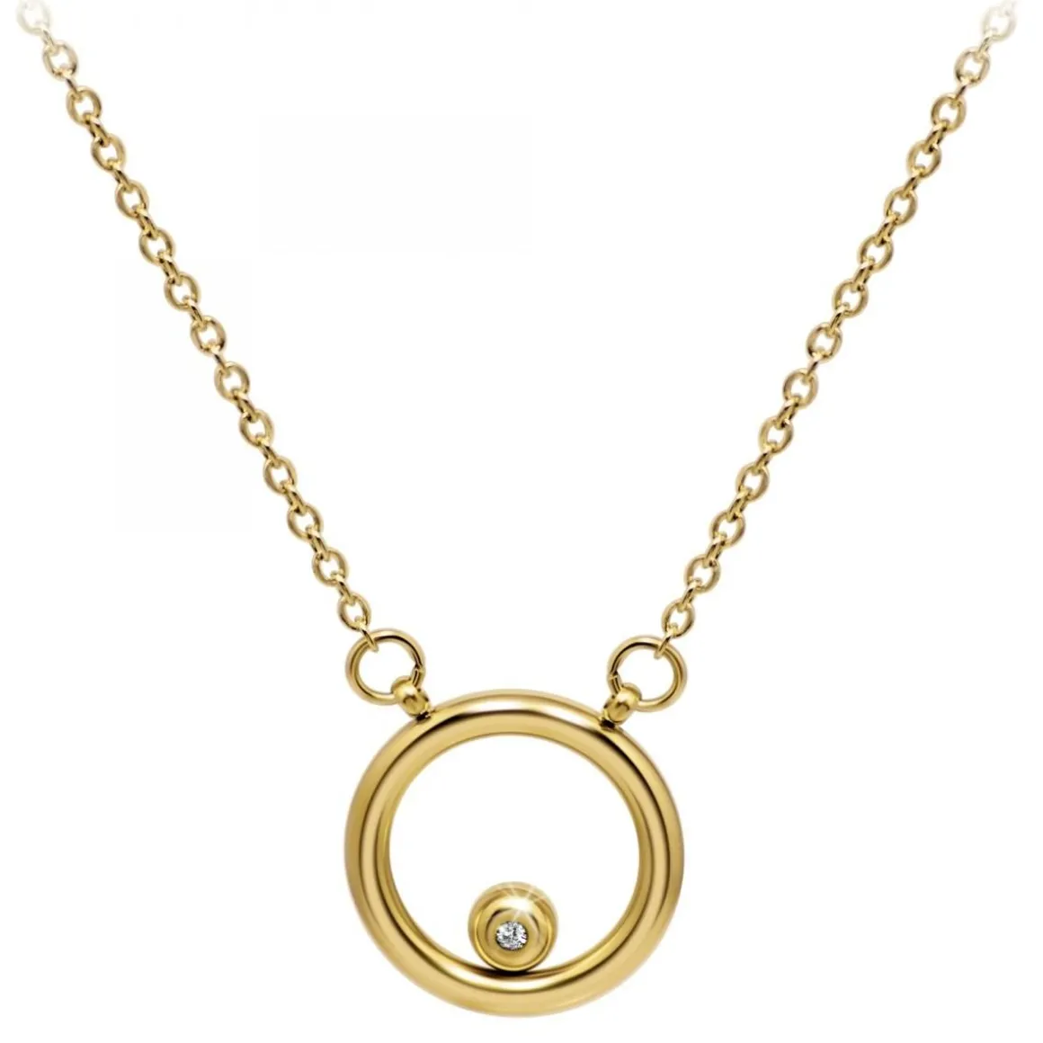 Collier par SC Bohème orné d'un véritable diamant blanc