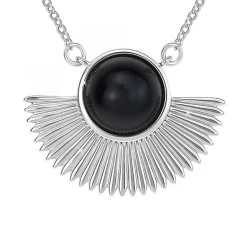 Collier par SC Crystal orné d'obsidienne