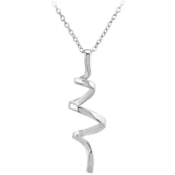 Collier par SC Crystal orné d'un véritable diamant blanc