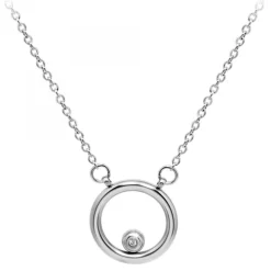 Collier par SC Crystal orné d'un véritable diamant blanc