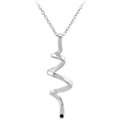 Collier par SC Crystal orné d'un véritable diamant noir