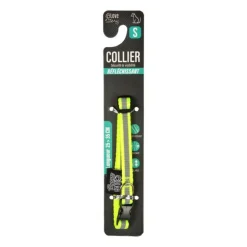 Collier Pour Chien Bande Réfléchissante 35cm Jaune