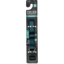 Collier Réglable pour Chien Essentiel 45cm Émeraude