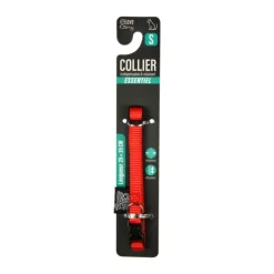Collier Réglable pour Chien Essentiel 35cm Rouge