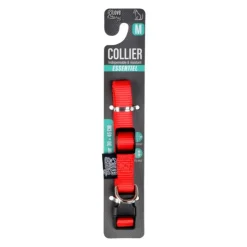 Collier Réglable pour Chien Essentiel 45cm Rouge