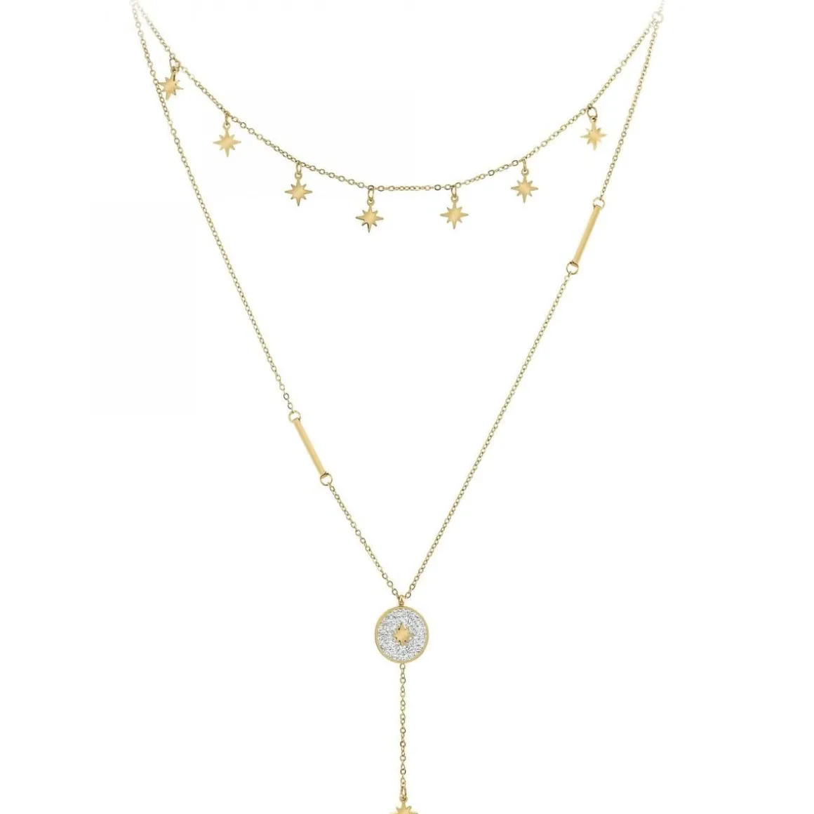 Collier SC Bohème orné de Cristaux scintillants