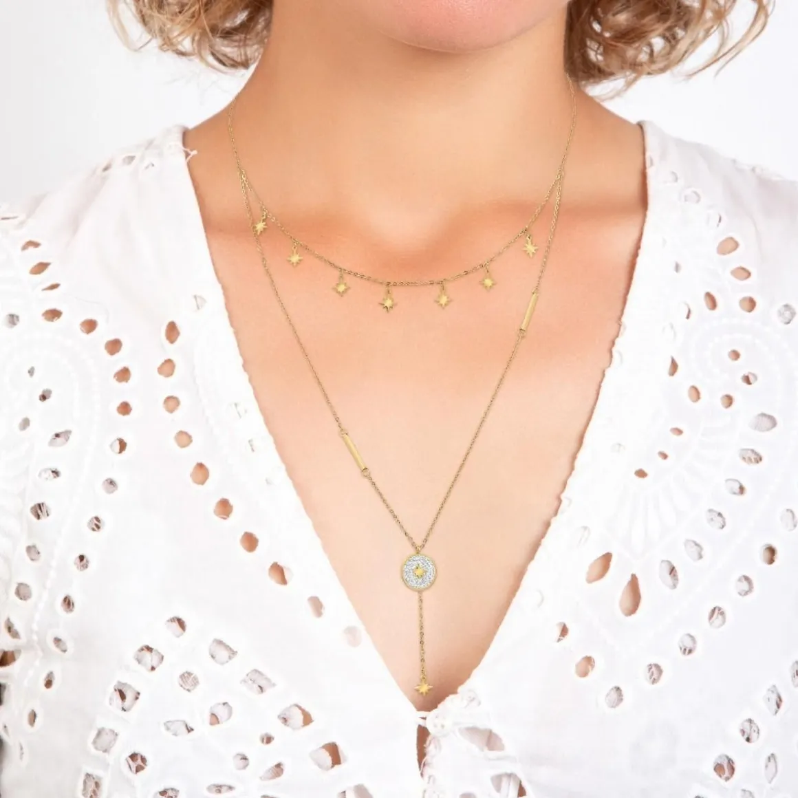 Collier SC Bohème orné de Cristaux scintillants