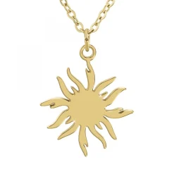 Collier soleil SC Bohème en acier inoxydable