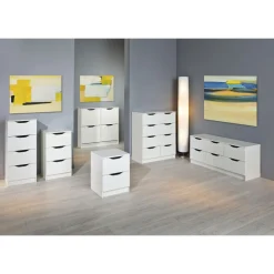 Commode meuble de rangement 3 tiroirs FALONE