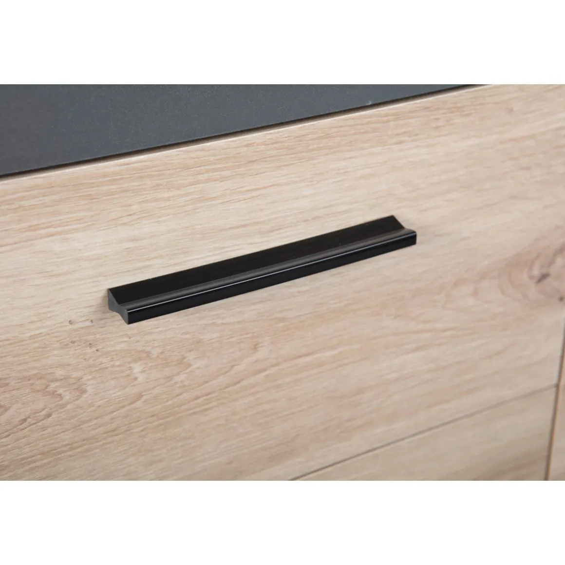 Commode meuble de rangement 2 porte 4 tiroirs L134cm BETO