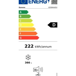 Congélateur armoire GS58NAWDV IQ500 varioZone