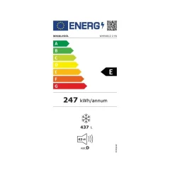 Congélateur coffre 91cm 437l blanc - WHM46122FR