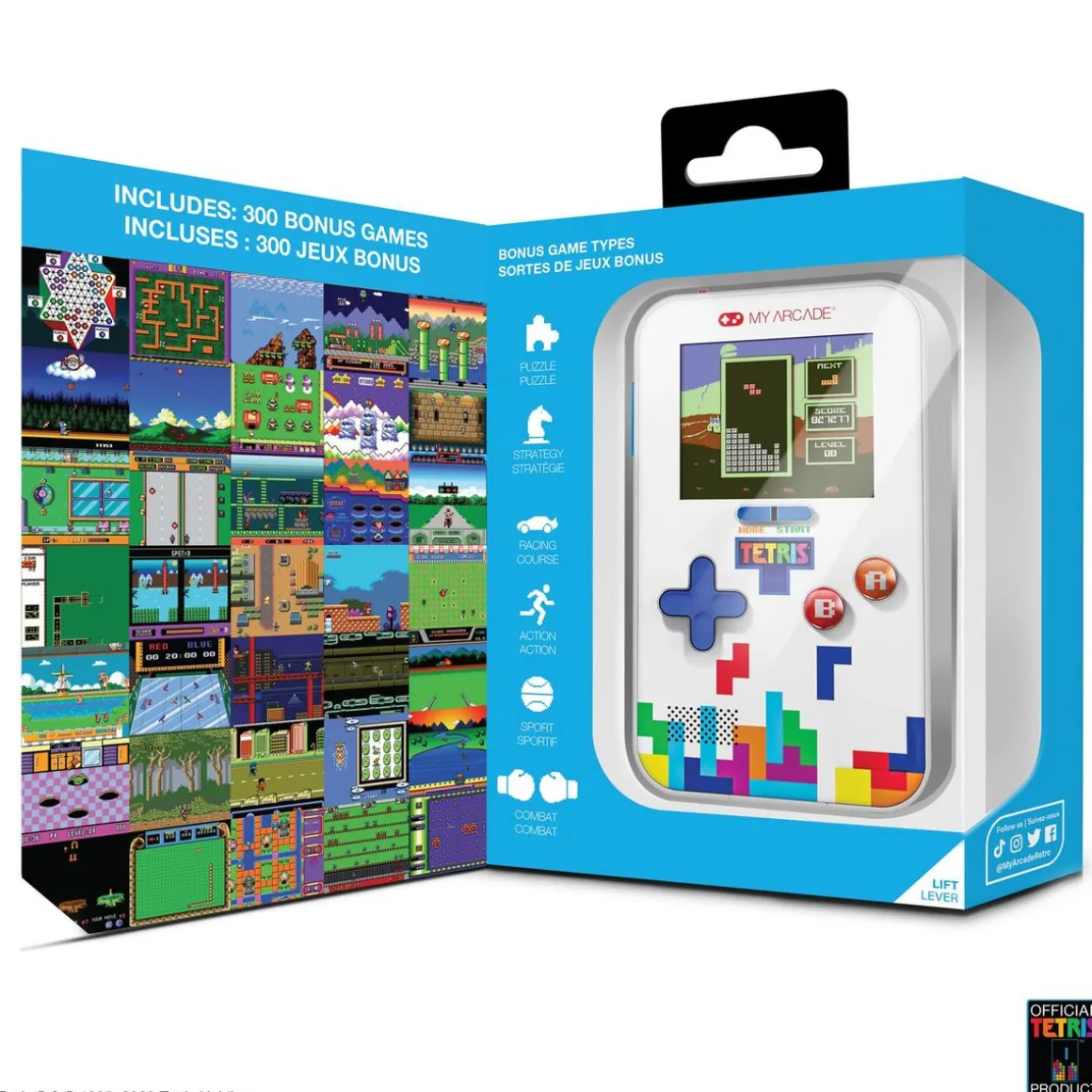 Console Rétrogaming Go Gamer Classic Portable Tetris