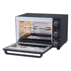 CONTINENTAL EDISON CEMF46B3 - Minifour electrique 46L noir - 1800W - Rotissoire, Convection naturelle