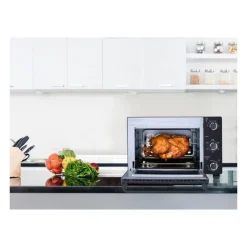 CONTINENTAL EDISON CEMF46B3 - Minifour electrique 46L noir - 1800W - Rotissoire, Convection naturelle