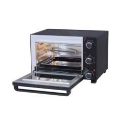 CONTINENTAL EDISON CEMF28B2 - Minifour electrique 28L noir - 1500W - Rotissoire, Convection naturelle