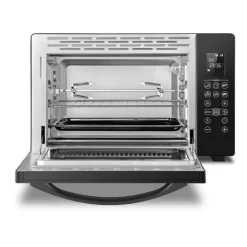 CONTINENTAL EDISON CEMF38DIG - Minifour electrique 38L noir - 1600W - Rotissoire, Convection naturelle